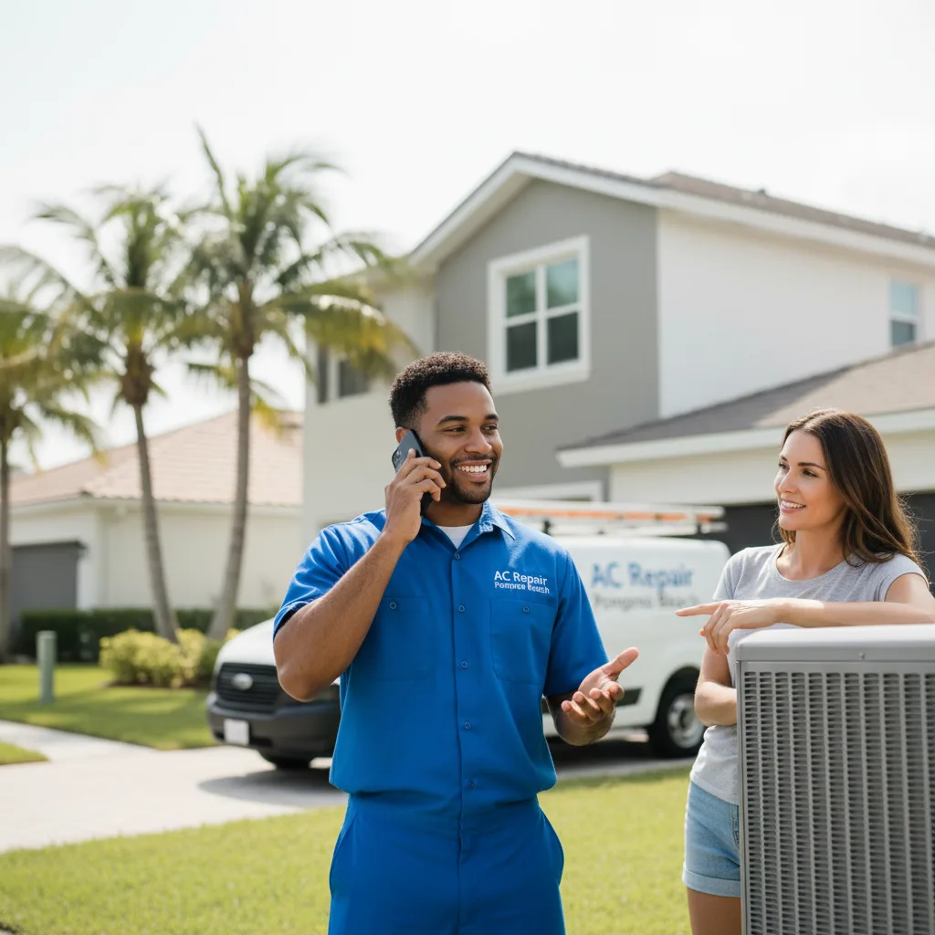 AC Repair Pompano Beach customer support in West Falls